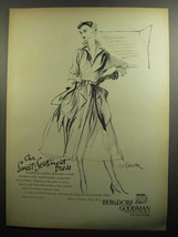 1951 Bergdorf Goodman Dress Ad - Our sweet-sentiment dress - £14.46 GBP