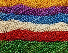 240 Multi color Mardi Gras Beads 20 Doz Necklaces Party Favors - £31.57 GBP