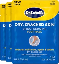 Dr. Scholl&#39;s Dry, Cracked Skin, Ultra Hydrating Foot Mask, 3 Pairs Moist... - $435.05 MXN