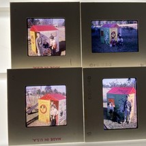 35mm Slides 1960s Color Kids With Disney Play Tent  - £9.83 GBP