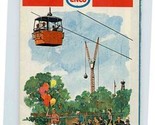 Enco Map of Dallas Fort Worth Texas Happy Motoring 1967 Sightseeing Guide - $13.86
