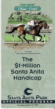 1997 - March 2nd - Santa Anita Park program - MINT - Santa Anita Handicap - $20.00