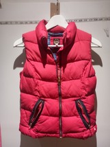 JOULES Jacket Puffer Sleeveless Vest Gilet Red Size 8 Express Shipping - £30.37 GBP