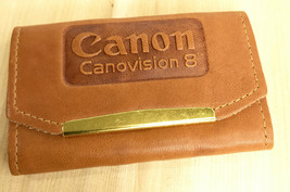 Vintage 70&#39;s Lambskin Leather Advertising Canon Canovision 8 Key Holder ... - £30.31 GBP