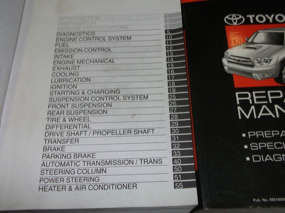 2004 Toyota 4RUNNER Repair And Service Manual With Electrical Diagram NEW-
sh... Item image 2