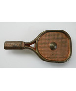 Vintage 4&quot; Belt Buckle Coppertone Tennis Raquet/Racquet Ball US Open - £6.31 GBP