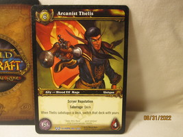 2008 World of Warcraft TCG Illidan card #186/252: Arcanist Thelis - £0.98 GBP