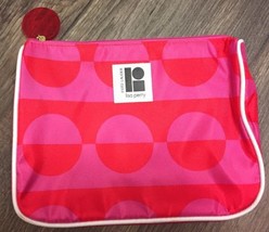 Estee Lauder Lisa Perry Makeup Bag Travel Bag Pink And Red Super Cute - $8.59