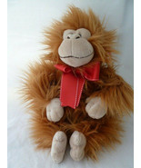 Plush Gorilla Aurora Toy Ga Ga 11&quot; Stuffed Golden Brown Monkey Ape Primate - $20.28 CAD