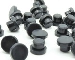3/8&quot; Solid Rubber Push In Feet  Fits 3/8&quot; Hole  1/8&quot; Height  5/8&quot; OD - £8.01 GBP+