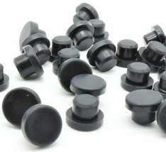3/8&quot; Solid Rubber Push In Feet  Fits 3/8&quot; Hole  1/8&quot; Height  5/8&quot; OD - £7.98 GBP+