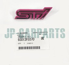 Subaru Genuine Sti Pink Front Grille Emblem 93013FE070 Sti Impreza G11 01-04 - £50.94 GBP