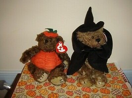 Ty Attic Treasures Carver Pumpkin And Esmerelda - £15.65 GBP