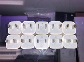 10x Genuine Apple USB Power Adapter AC Wall Charger iPod/iPhone A1385 5W - £47.47 GBP