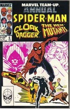 Marvel Team-Up Comic Book Annual #6 Spider-Man & The New Mutants 1983 VERY FINE+ - $4.50