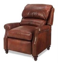 Leather Recliner Chair, Wood Hand-Crafted USA, Casual Style, Customize It! - $6,159.00