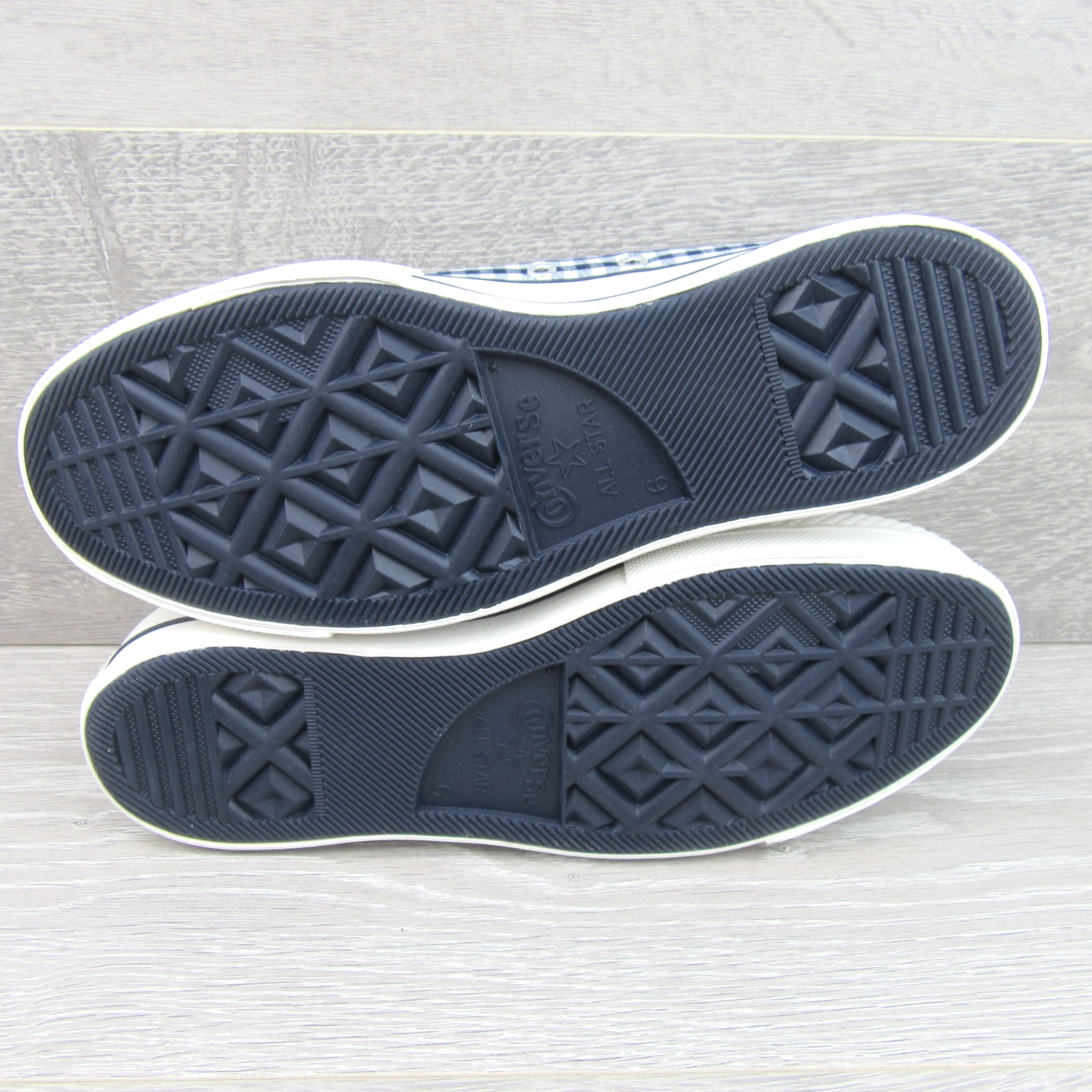 Converse CTAS Lift Platform Gingham Womens Size 8 Obsidian White NEW A13664C Item image 14