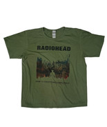 Vintage Import Radiohead How to Disappear Completely Sz L Green Shirt Ki... - $206.97