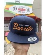 California Burrito, Mexican, San Diego, Foodie Embroidered Snapback Hat - £22.81 GBP