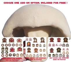 Oversized Freeform Rigid Foam Mushroom shape Unpainted Fantasy Craft,Hob... - $29.95