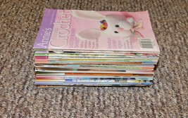 Lot 33 Annie&#39;s Favorite Crochet Hooked On Booklets Magazine Patterns Afg... - £27.05 GBP