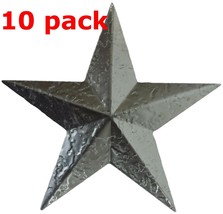 Metal Stampings Stars Christmas Hammered Pattern Xmas STEEL .020&quot; Thickness M69 - £36.14 GBP