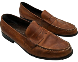 Rockport Walkability Adiprene men&#39;s M76444 Penny Loafer Leather Shoe siz... - $29.41