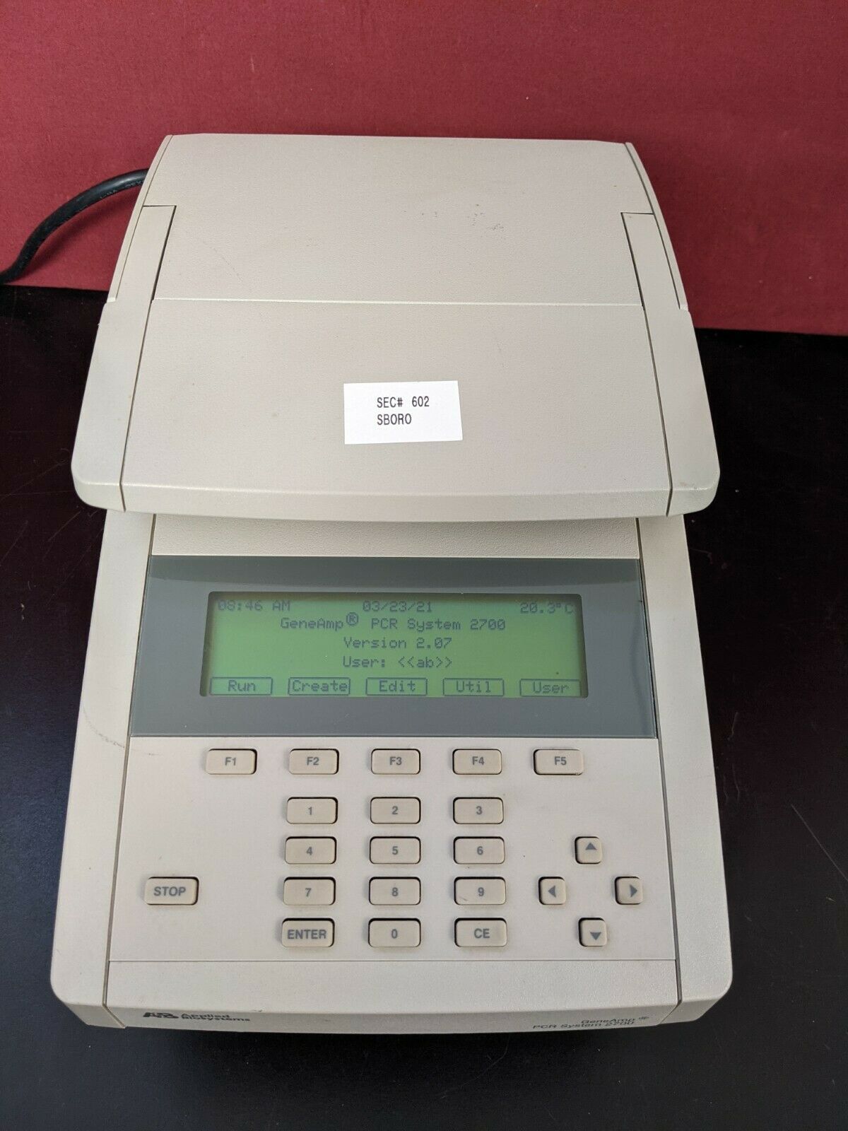 Applied Biosystems GeneAmp PCR System 2700 / TESTED / 30 DAY GUARANTEE - $1,435.50