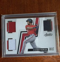 2019 Panini Absolute Baseball #AB-VR Victor Robles Triple Relics Patch - $19.40