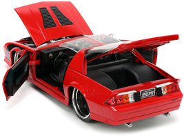 1985 Chevrolet Camaro Red with Black Stripes &quot;Bigtime Muscle&quot; Series 1/24 Diecas - £33.35 GBP