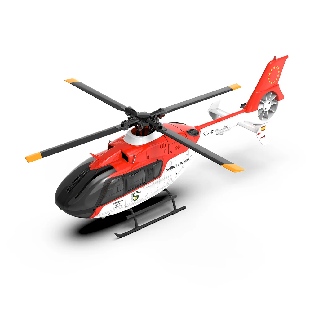 E135 2.4G 6CH Direct Drive Dual Brushless One Key 3D Roll Flybarless 1:36 EC135 - £344.83 GBP+