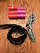 Dog Collar, Leash And Poop Bag Rolls. Medium To Large Dogs - $20.00