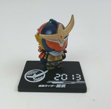 2013 Bandai Kamen Masked Rider Gaim Orange Arms On Stand 1.25&quot; Mini Figure Japan - £15.50 GBP
