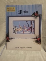 Winter Country Cabins cross stitch Pattern Susan Stafford Helming Helmsf... - $9.85