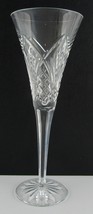 Lot Set of 5 Waterford Crystal Flute Glasses Checkered Raised 9 Inch - $61.79
