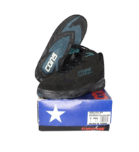 NOS Vtg 90s Converse Speed Pull Mid Leather Basketball Sneakers Shoes Youth 2.5Y - £27.41 GBP