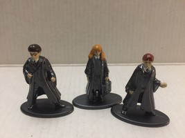 Harry Potter, Ron Wesley &amp; Hermione Granger 1.5&#39;&#39; Metal Figures - £9.89 GBP
