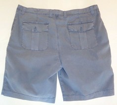 Cremieux Size 40 Waist WILLIAM S45HX461 Blue Cotton New Mens Flat Front Shorts - £46.63 GBP