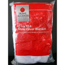 Snow Cover Blanket 15&quot; x 10&#39; Home Accents Holiday Christmas Village Mant... - $14.99