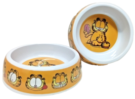 ( Lot 2 ) Garfield Dog, Cat Pet Kitten Food Water Pets Bowls Melamine - $22.76