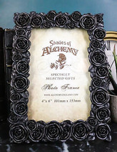 Beauty From Ashes Dark Romance Gothic Black Roses Floral Picture Frame 4&quot;X6&quot; - £16.85 GBP