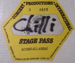 Chilliwack With Toronto 1982 Backstage Pass + Ticket Stub Kingston Memor... - $19.77