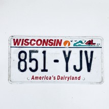  United States Wisconsin Dairyland Passenger License Plate 851-YJV - £14.68 GBP