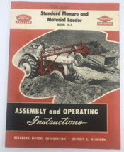 Ford Tractor Standard Loader Assembly Operating Instructions Manual 1948... - $7.79