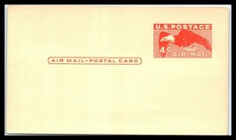 1949 US Postal Card - UXC1 4c Air Mail, Eagle In Flight, Unused U6 - £2.35 GBP