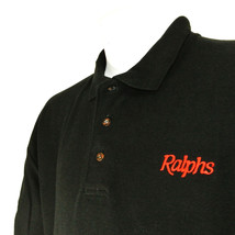 RALPHS Market Grocery Store Employee Uniform Polo Shirt Black Size 2XL NEW - £22.46 GBP