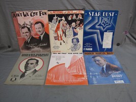 Antique Lot of 1900s Assorted Sheet Music #168 - £19.49 GBP