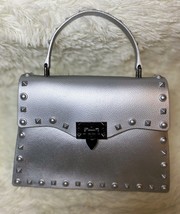 Women Handbags 2023 Rivet Shoulder Bags Jelly Casual Ladies Lock Matte PU Leathe - £36.87 GBP