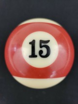 Replacement Pool Ball Billiards #15 Billiard Ball 2 1/4&quot; Diameter Vintage - $5.39