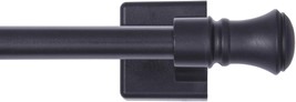 Kenney KN40361V1 Magnet Cafe Rod Black Cameron 16&quot; L X 28&quot; L - £12.56 GBP